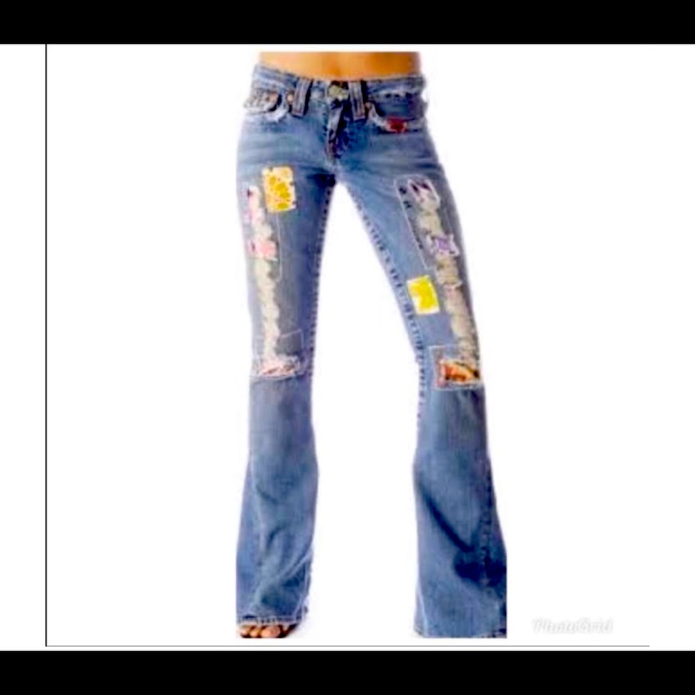 TRUE RELIGION WOODSTOCK VINTAGE WORLD TOUR JEANS